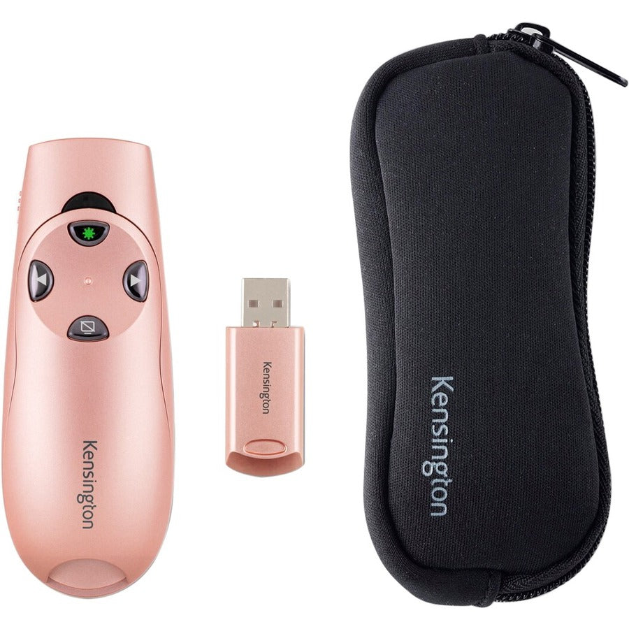 Kensington Presenter Expert Wireless With Green Laser - Rose Gold