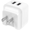 StarTech.com Travel USB Wall Charger - 2 Port - White - Universal Travel Adapter - International Power Adapter - USB Charger