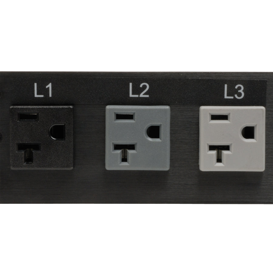 Tripp Lite PDU 3-Phase Metered 208/120V 5.7 Kw 36 C13; 6 C19; 6 5-15/20R 0U