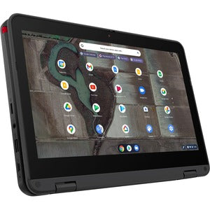 Lenovo 500e Chromebook Gen 3 82JB0001US 11.6" Touchscreen Convertible 2 in 1 Chromebook - HD - 1366 x 768 - Intel Celeron N5100 Quad-core (4 Core) 1.10 GHz - 4 GB RAM - 32 GB Flash Memory - Gray