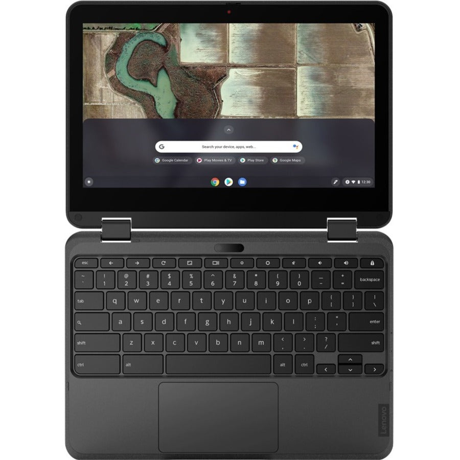 Lenovo 500e Chromebook Gen 3 82JB0001US 11.6" Touchscreen Convertible 2 in 1 Chromebook - HD - 1366 x 768 - Intel Celeron N5100 Quad-core (4 Core) 1.10 GHz - 4 GB RAM - 32 GB Flash Memory - Gray