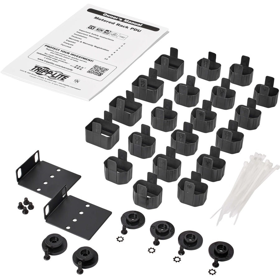 Tripp Lite PDU Metered 16 C13 4 C19 3.2/3.8kW 208/240V C20/L6-20P 10ft Cord
