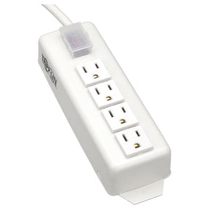 Tripp Lite Power Strip 120V 5-15R 4 Outlet Metal 6' Cord 5-15P