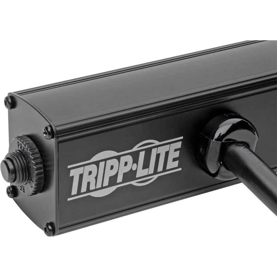 Tripp Lite Power Strip Right-Angle 5-15R 6 Outlet 8ft Cord 5-15P 24in Black