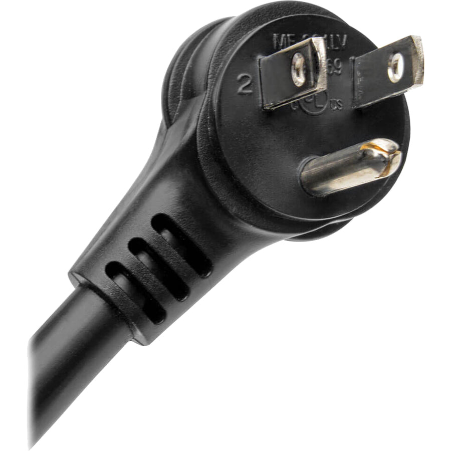 Tripp Lite Power Strip Right-Angle 5-15R 6 Outlet 8ft Cord 5-15P 24in Black