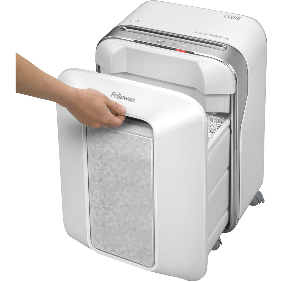 Fellowes Powershred® LX200 Micro-Cut Shredder (White)