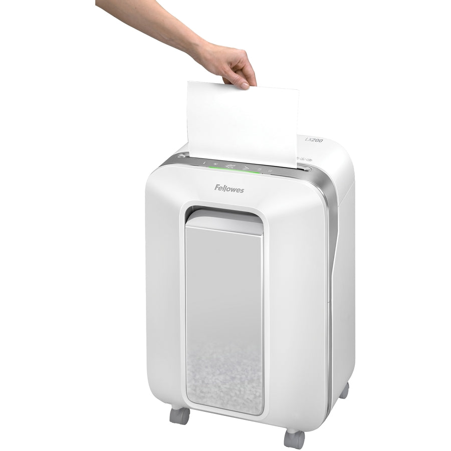 Fellowes Powershred® LX200 Micro-Cut Shredder (White)
