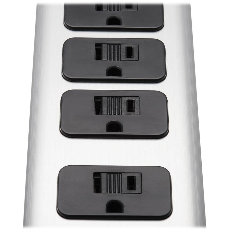 Tripp Lite Surge Protector Power Strip 5-Outlet Metal with USB-A & USB C Charging