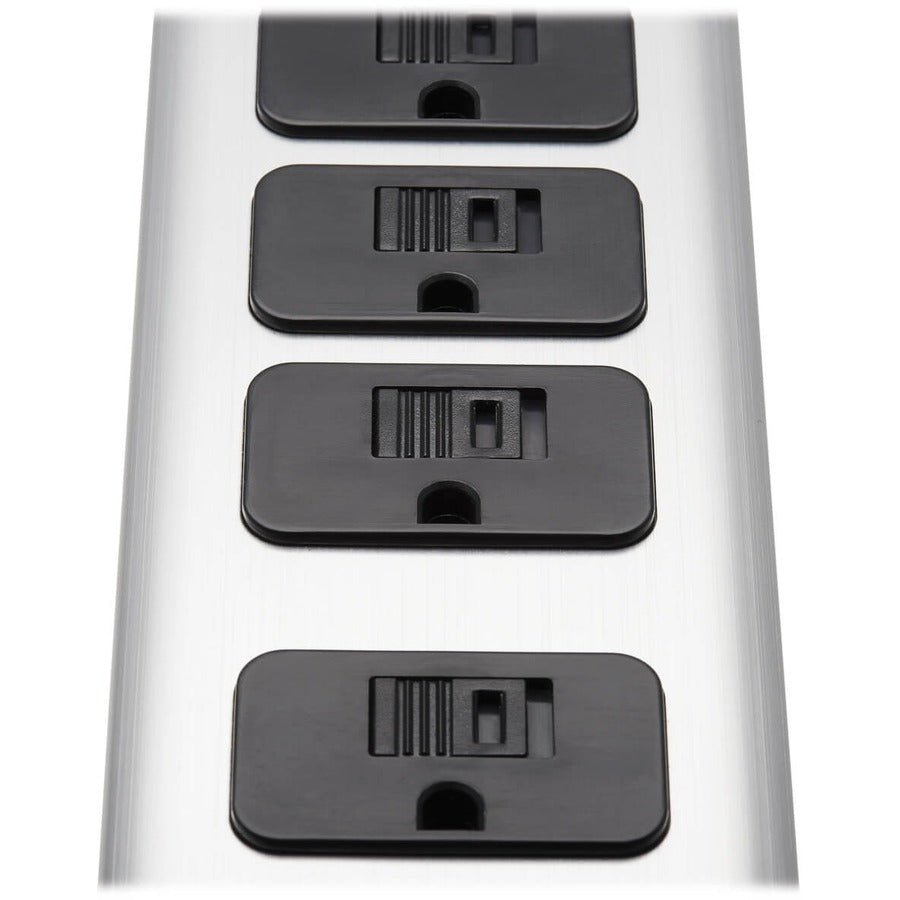 Tripp Lite Surge Protector Power Strip 5-Outlet Metal with USB-A & USB C Charging