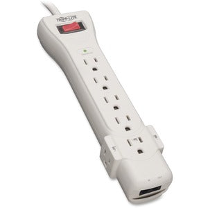 Tripp Lite Surge Protector Power Strip 120V 7 Outlet RJ11 6' Cord 1080 Joules