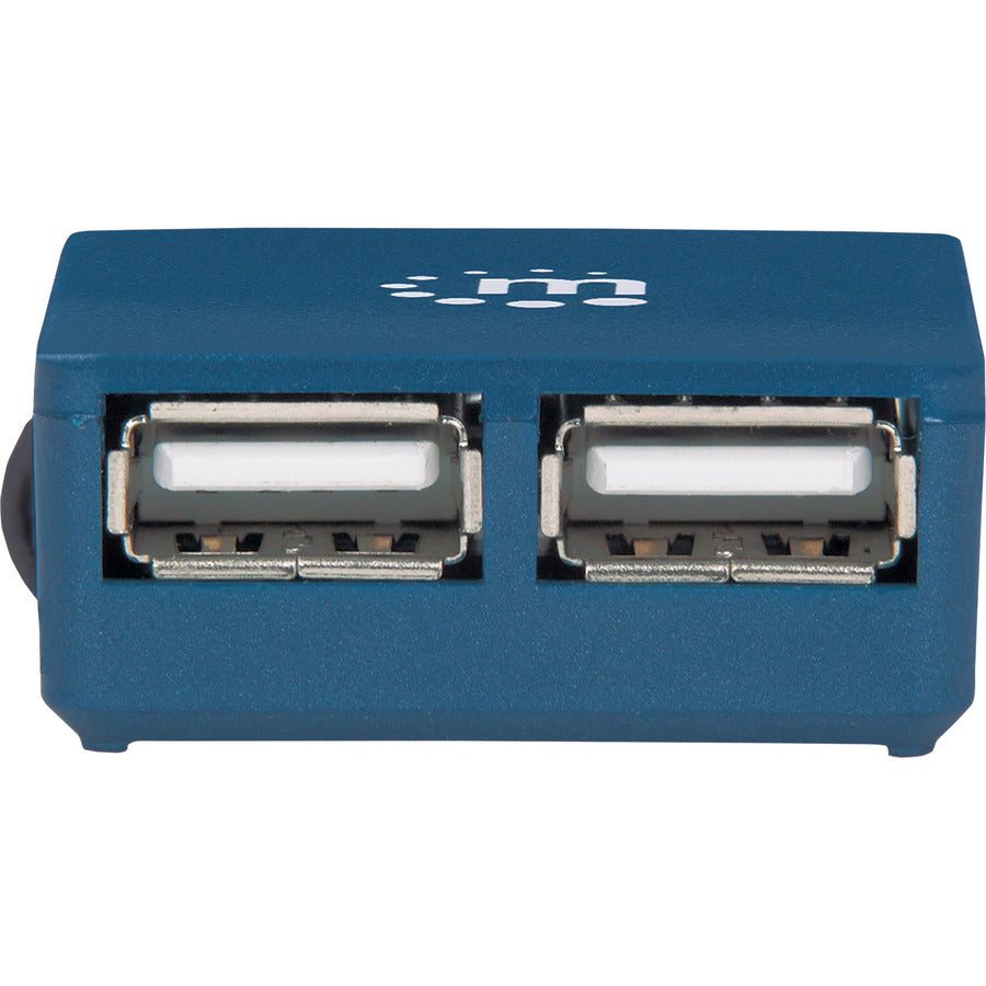 Manhattan 4-Port Hi-Speed USB 2.0 Micro Hub, Bus Power