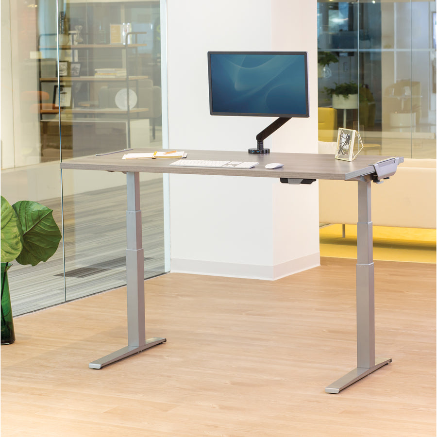 Fellowes High Pressure Laminate Desktop Gray Ash - 48"x24"