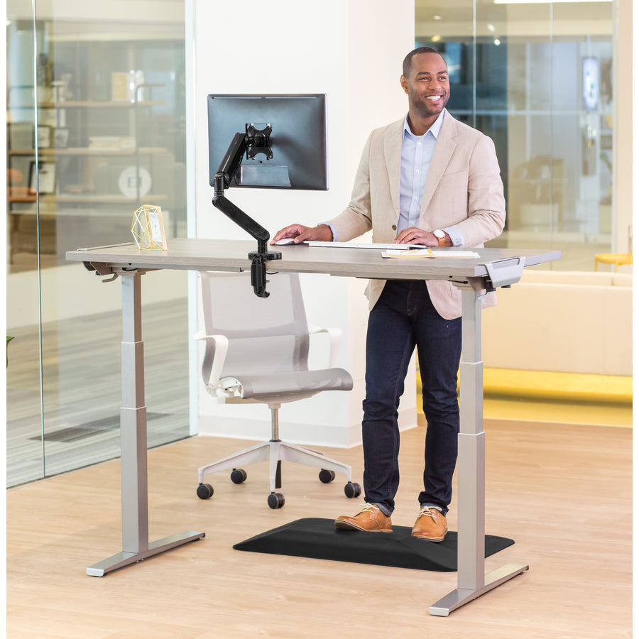 Fellowes High Pressure Laminate Desktop Gray Ash - 48"x24"
