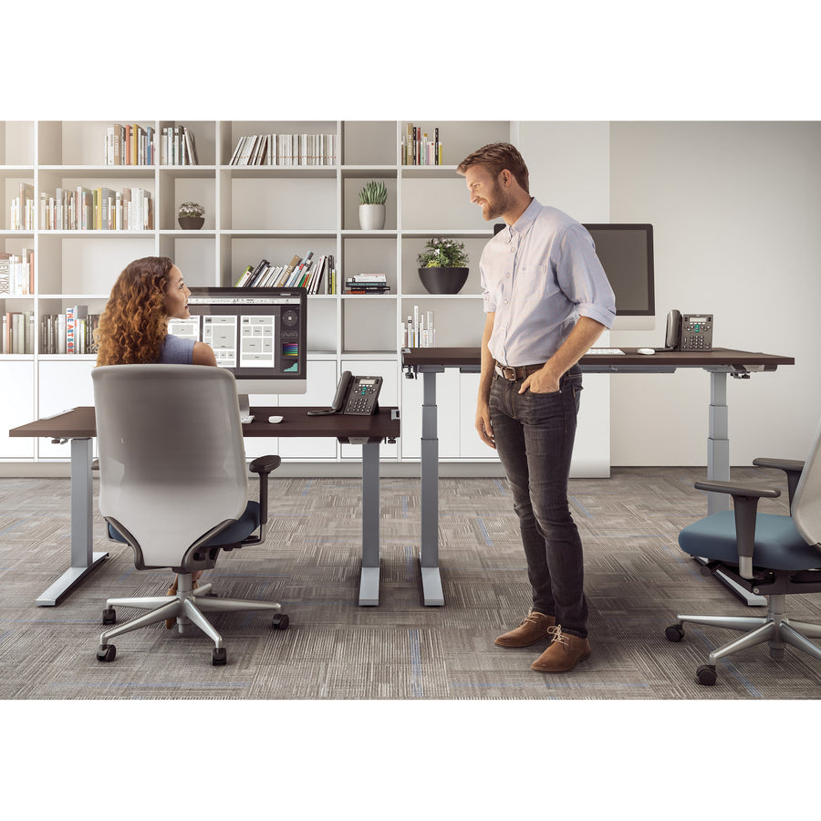 Fellowes High Pressure Laminate Desktop Mahogany - 48"x24"