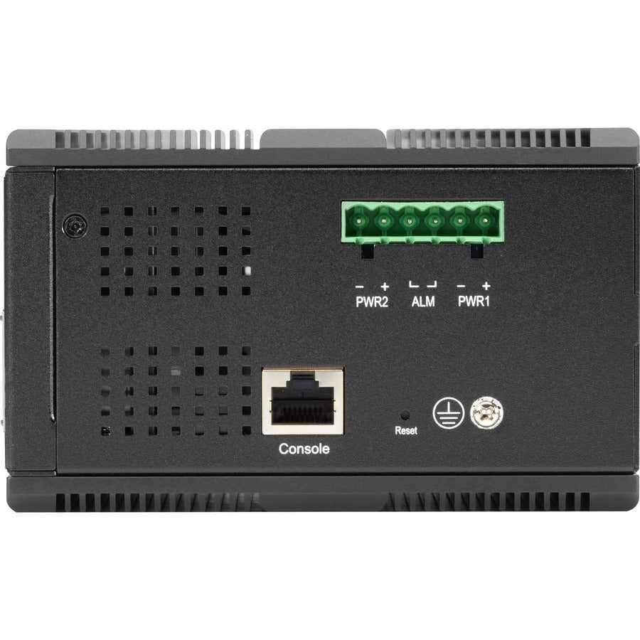 Black Box Industrial Managed Gigabit Ethernet PoE+ Switch - (8) RJ-45, (4) SFP