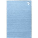 Seagate One Touch STKC5000402 5 TB Portable Hard Drive - 2.5" External - Light Blue