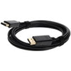 10ft DisplayPort 1.2 Male to DisplayPort 1.2 Male Black Cable For Resolution Up to 3840x2160 (4K UHD)