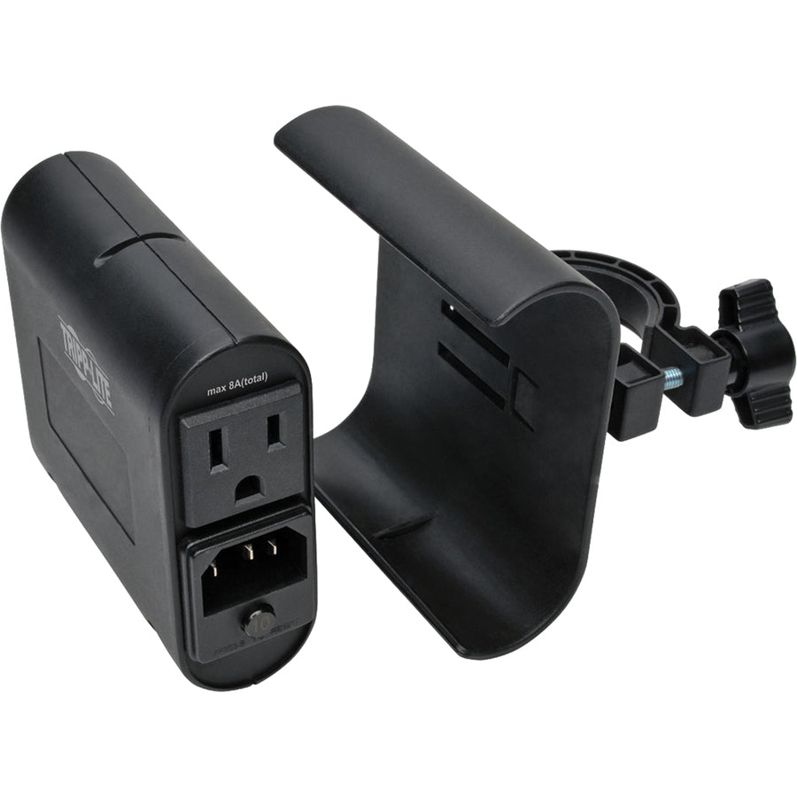 Tripp Lite AC/USB Charging Clip for Display Mounts w/ 2 USB Ports & 2 5-15R