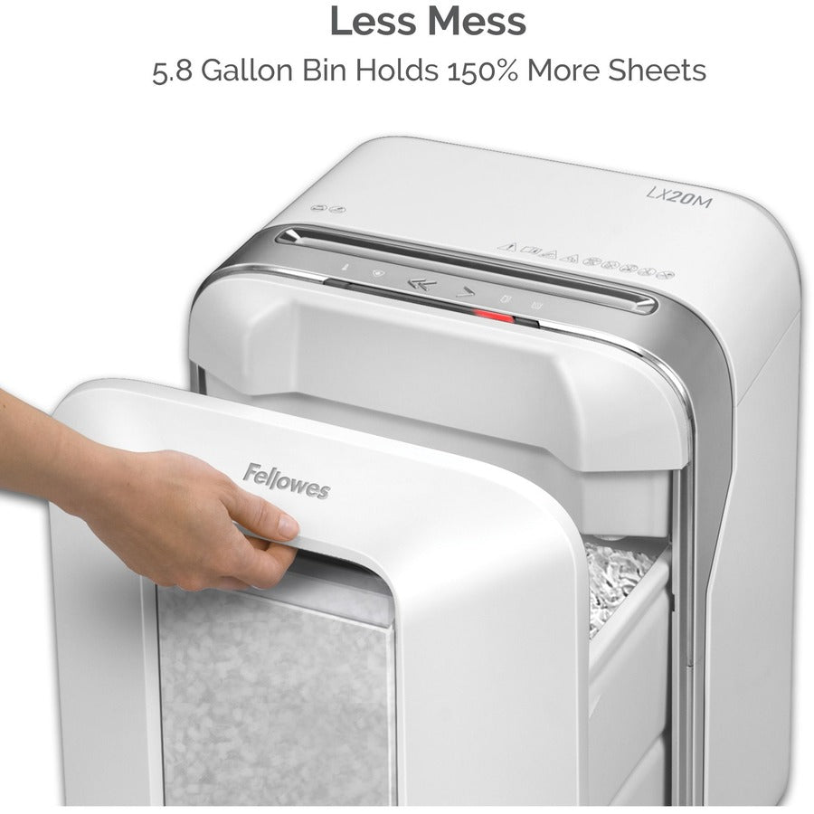 Fellowes Powershred® LX200 Micro-Cut Shredder (White)