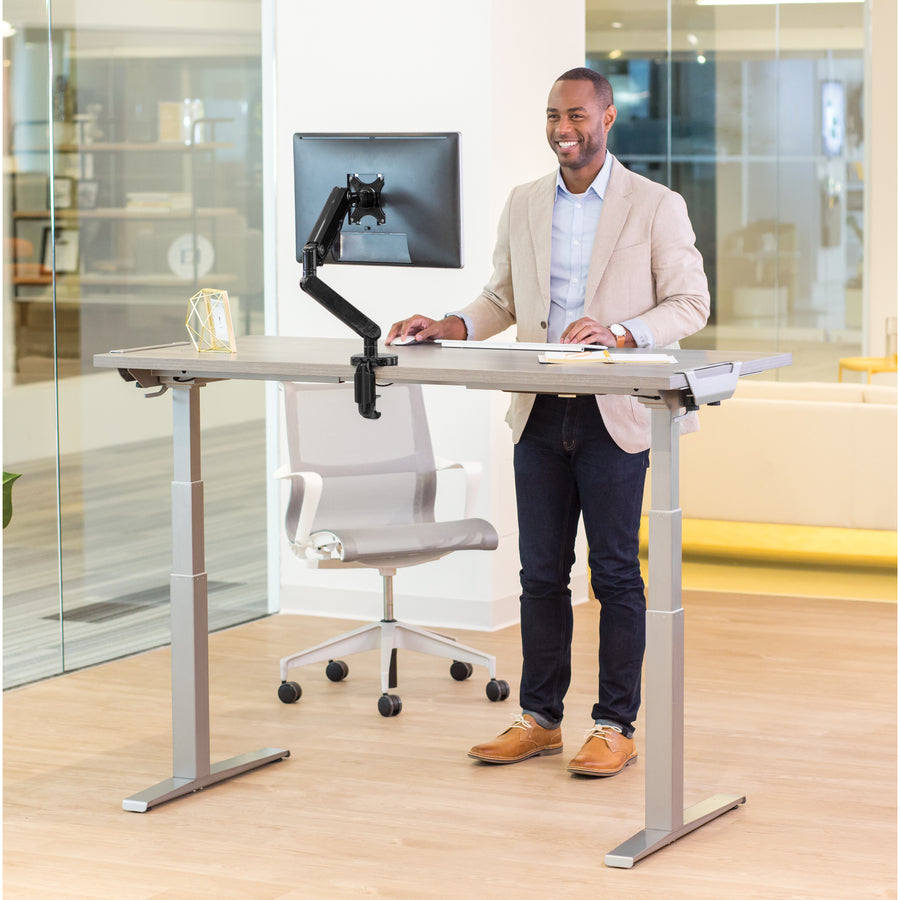 Fellowes High Pressure Laminate Desktop Gray Ash - 60"x30"