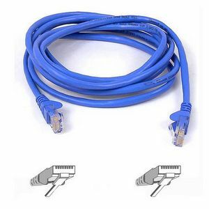 Belkin Cat5e Network Cable 6 ft Blue - Rugged Ethernet Patch Cable for High-Speed LAN and Internet Connections