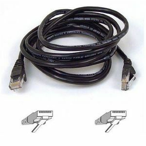 Belkin Cat5e Patch Cable 8-Inch RJ-45 Network Cable for Reliable LAN Connectivity