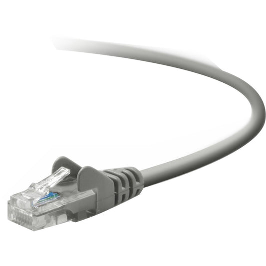 Belkin 6ft Cat5e Ethernet Patch Cable - RJ45 Male to Male, 350MHz, Gray