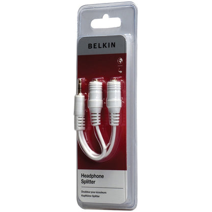 Belkin F8V234 Speaker and Headphone Splitter – Dual Mini-Phone Audio Adapter for iPod and Portable Devices