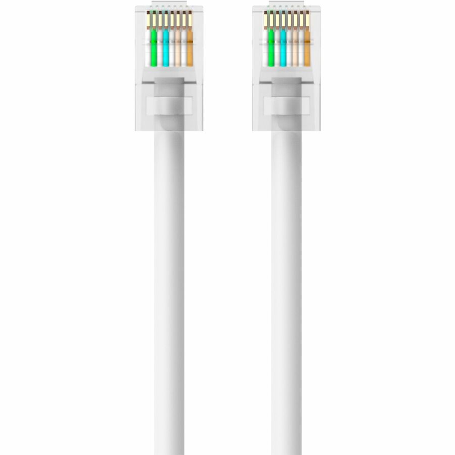 Belkin Cat5e Patch Cable 10 ft White for High-Speed Network Connections