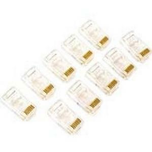 Belkin R6G088-R-50 50 Pack 50 Micron Clear RJ45 Male Network Plugs