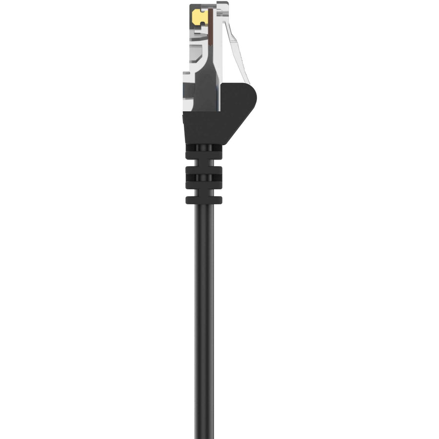 Belkin Cat5e Snagless Ethernet Patch Cable - 4 ft, Black, Gold-Plated RJ45 Connectors