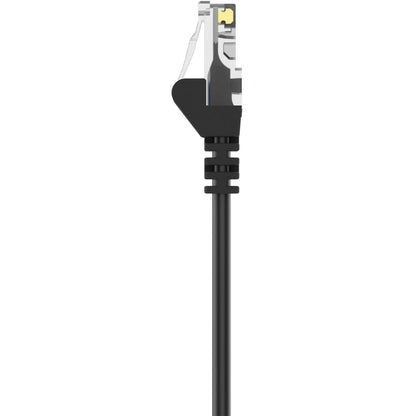 Belkin Cat5e Snagless Ethernet Patch Cable - 4 ft, Black, Gold-Plated RJ45 Connectors