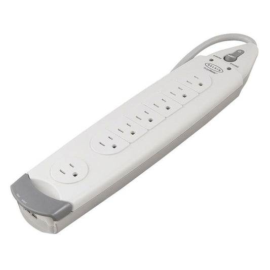 Belkin 7-Outlet SurgeMaster Home Series Surge Protector with 12 ft Cord - 1045 Joules Protection
