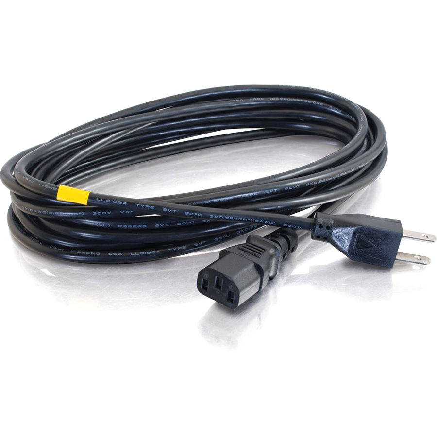Legrand Group C2G 10ft 18 AWG Universal Power Cord (NEMA 5-15P to IEC320C13)