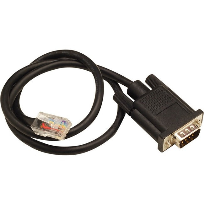 Digi International 76000645 DTE Crossover Cable Adapter - 4 ft, DB-9 Female to RJ-45 Male