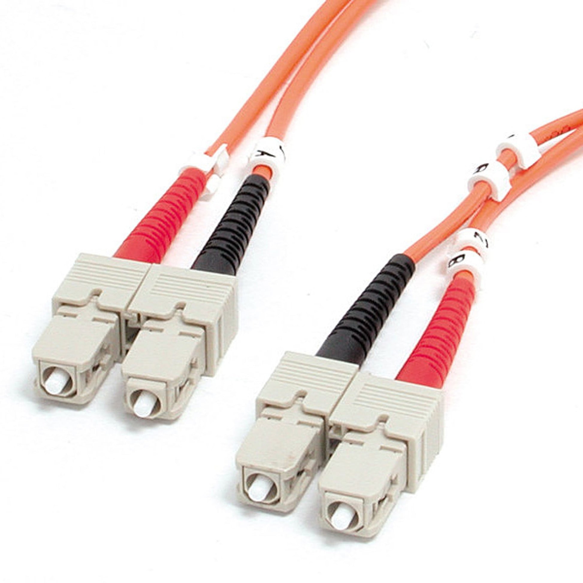 StarTech.com 1m Multimode Duplex Fiber Optic Patch Cable SC to SC - OM1 - LSZH Jacket