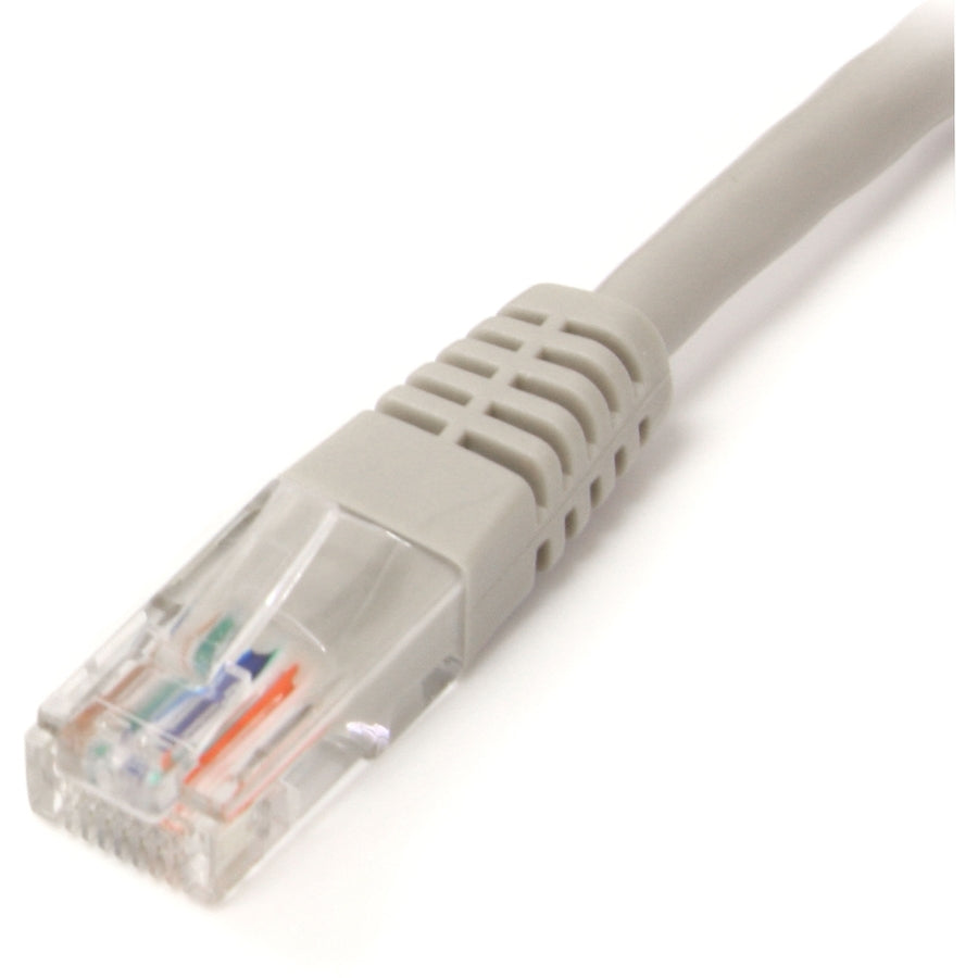StarTech.com 10ft Gray Molded Cat5e UTP Patch Cable - Reliable Ethernet Network Connection with Power over Ethernet Support