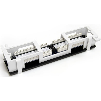 StarTech.com 1U 12 Port Wall Mount Cat5e Patch Panel - 45 Degree with T568A and T568B Wiring