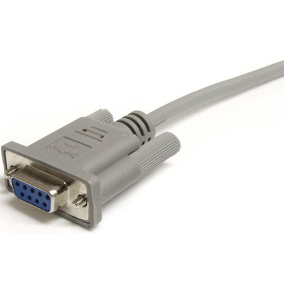StarTech.com MXT100 Null-Modem Serial Cable - 6 ft DB9 Male to Female Extension Cable for Monitors and Data Transfer