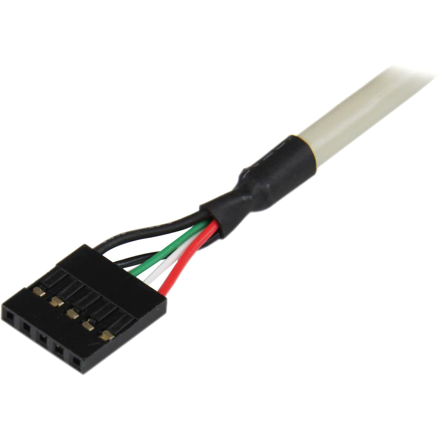 StarTech.com 2 Port USB A Female Slot Plate Adapter Cable (Part Number: USBPLATE)