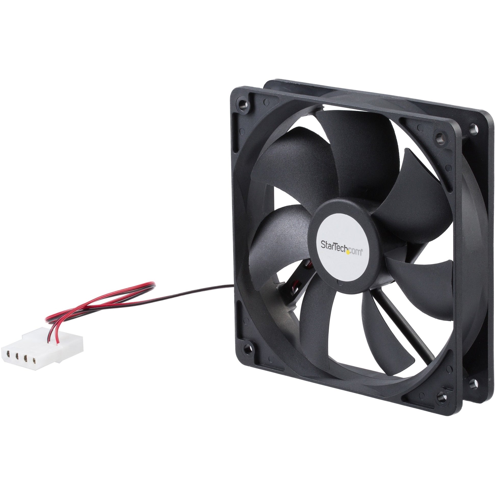 StarTech.com 120mm Dual Ball Bearing PC Case Fan with LP4 Connector - Efficient Cooling Solution