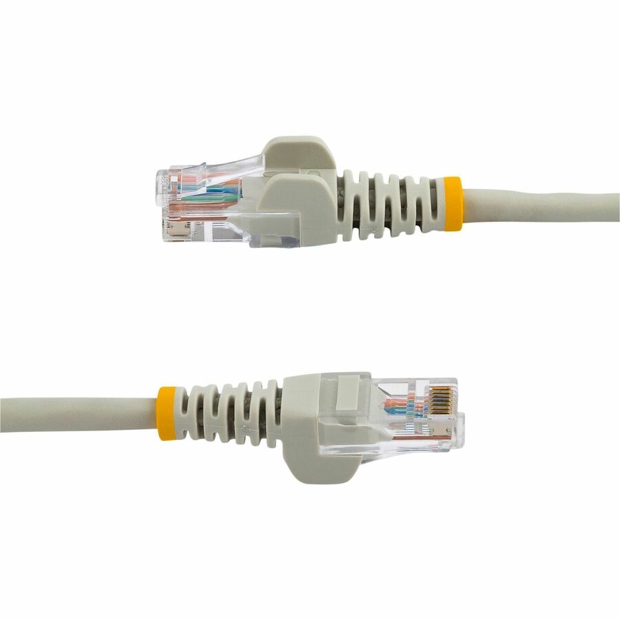 StarTech.com 6 ft Gray Snagless Cat5e UTP Patch Cable with PoE Support