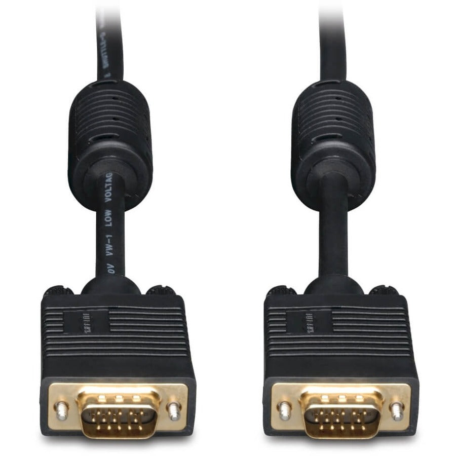Eaton Tripp Lite Series VGA High-Resolution RGB Coaxial Cable (HD15 M/M), 6 ft