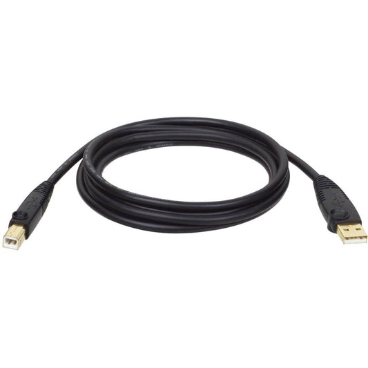 Eaton Tripp Lite Series USB 2.0 A to B Cable (M/M), 6 ft – High-Speed Data Transfer with Gold-Plated Connectors
