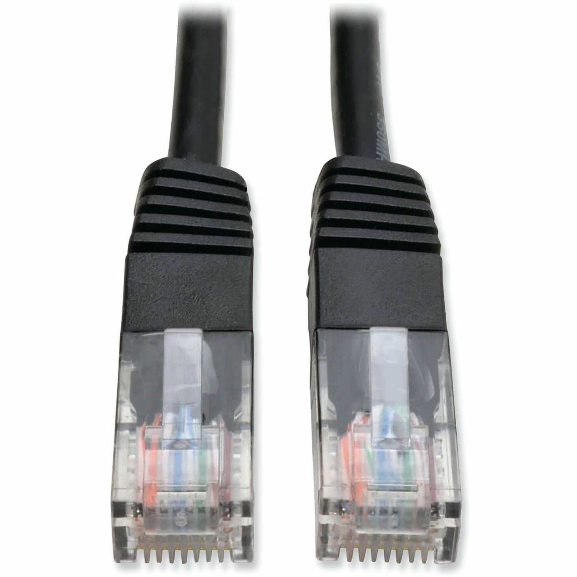 Eaton Tripp Lite Series Cat5e 10 ft. UTP Ethernet Patch Cable with Snagless Design, Black