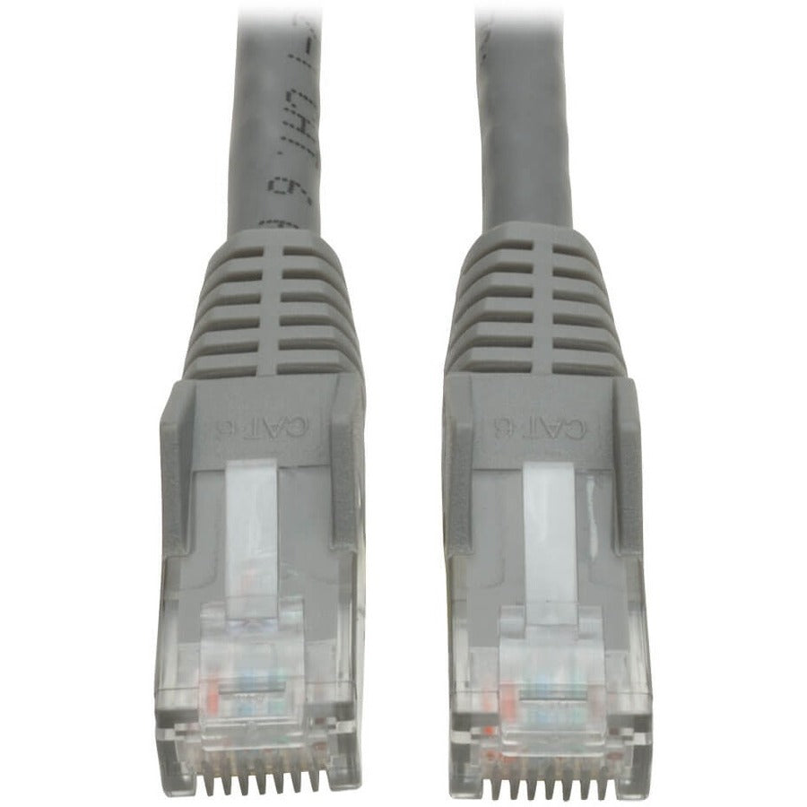 Eaton Tripp Lite Series 25 ft. Gray Cat6 Gigabit Snagless Molded Ethernet Patch Cable (Part N201-025-GY)