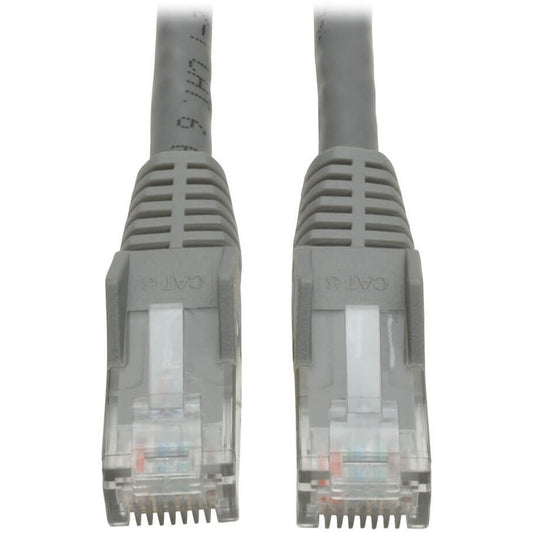 Eaton Tripp Lite Series 25 ft. Gray Cat6 Gigabit Snagless Molded Ethernet Patch Cable (Part N201-025-GY)