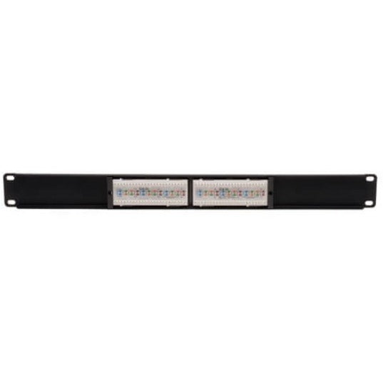Eaton Tripp Lite Series 12-Port Cat5e Network Patch Panel (Model N052-012) — 1U Rack-Mountable Ethernet Panel with TAA Compliance