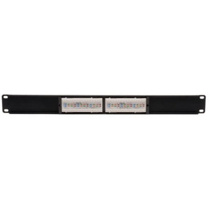 Eaton Tripp Lite Series 12-Port Cat5e Network Patch Panel (Model N052-012) — 1U Rack-Mountable Ethernet Panel with TAA Compliance