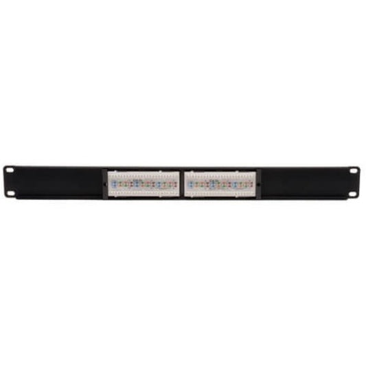Eaton Tripp Lite Series 12-Port Cat5e Network Patch Panel (Model N052-012) — 1U Rack-Mountable Ethernet Panel with TAA Compliance